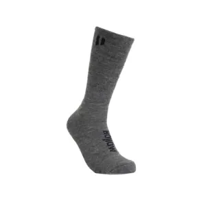 HOLLOW SOCKS Alpaca Socks Crew Grey Extra Large