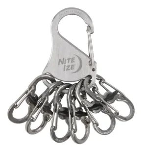NITE IZE S-BINER KEY RACK LOCKER SS
