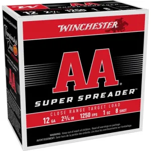 WINCHESTER AMMO 12Ga 2-3/4" #8 AA Spreader 1oz 25rd