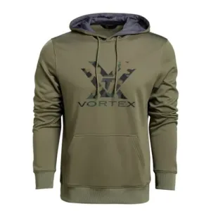 VORTEX Core Logo Performance Hoodie Lichen