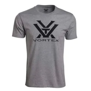 VORTEX Core Logo Short Sleeve T-Shirt Gray Heather