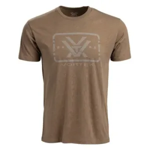 VORTEX Trigger Press Short Sleeve T-Shirt Coyote Heather