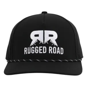 RUGGED ROAD Rope Hat Black