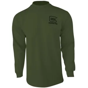 GLOCK Born in Austria Military Green Long Sleeve Small