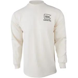 GLOCK Born in Austria Long Sleeve T-Shirt Large Tan