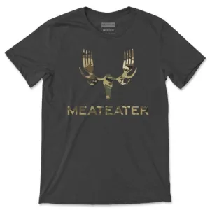 MEATEATER Camo Forks T-Shirt - Charcoal Heather