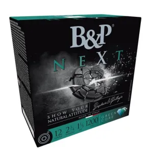 B&P AMMO 12GA 2-3/4" Next Green Core 1oz Hull G Shot 25rd