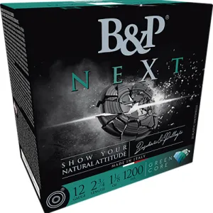 B&P AMMO 12Ga Next 1-1/8 oz Green Core 8 Shot 25rd