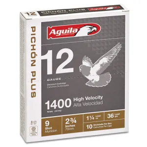 AGUILA AMMO 12Ga Hunting 2.75" 1-1/4 oz 9 Shot 10rd