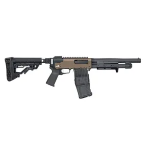 MOSSBERG 590RM Chisel 12 Gauge 11.5" 10rd - Black & FDE