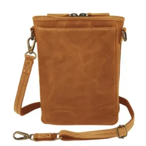 GUN TOTE'N MAMAS Large Essentials X-Body Pouch Carmel
