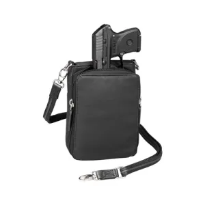 GUN TOTE'N MAMAS Large Essentials X-Body Pouch Black