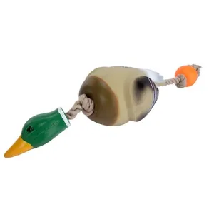 BROWNING Pet Toys Duck Rope Toy Natural OS