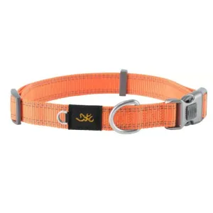 BROWNING Collars Classic Webbing Lg 1X18-28" Safety Orange