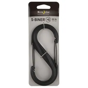 NITE IZE S-BINER # 6 BLACK