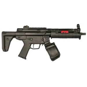 PTR 9CT 9mm 8.86" 30rd/50rd w/ Magpul Stock and Drum Magazine SBR - Black