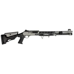 ORTHOS Raider S4 12Ga 18" 6rd - Grey Cerakote