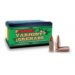 BARNES AMMO Varmint Grenade FB 6mm 62Gr 0.243Dia 250rd