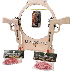 MAGNUM ENTERPRISES Pie Tin Target Packaged w/ 2-M45, 2-1 oz. Red