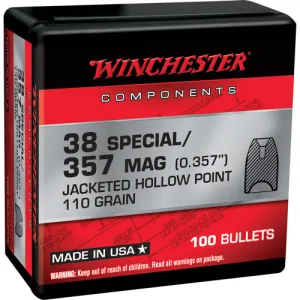 WINCHESTER AMMO 38 Spl / 357 Mag +P JHP 110Gr 100rd