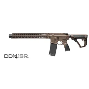 DANIEL DEFENSE DDM4 Integrally Suppressed 300 AAC Blackout 9" 30rd Semi-Auto Rifle - MilSpec Brown