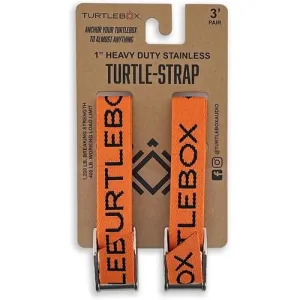 TURTLEBOX AUDIO Tie Down Straps Blaze Orange