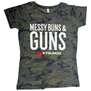 KYGUNCO Women's Fine Jersey Tee - Vintage Camo