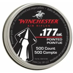 WINCHESTER .177 Cal Pointed Pellets 500