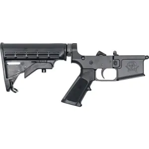 GREAT LAKES FIREARMS Lower Group AR15 5.56mm w/Adjustable Stock Black