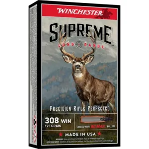 WINCHESTER AMMO 308 Win 175Gr BC Max Supreme Long Range 20rd