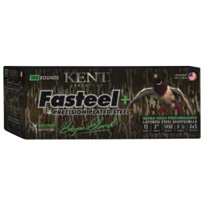 KENT AMMO Fasteel + Precision Plated Steel 12Ga 3" 200rd