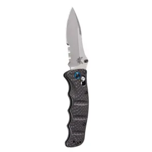 BENCHMADE Nakamura AXIS 3.08" Drop Point Satin Serrated Edge