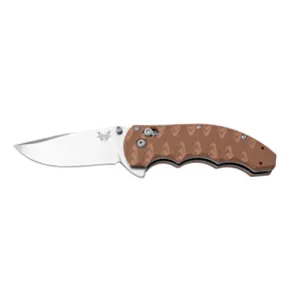 BENCHMADE Axis Flipper 3.18" Drop Point Plain Edge Satin