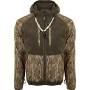 DRAKE MST Sherpa Fleece Hybrid Liner Full Zip Hood MOB