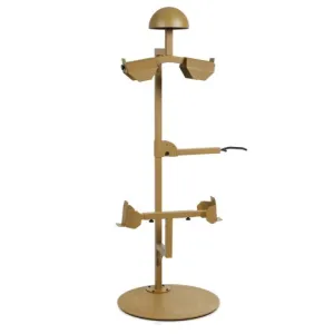 SAVIOR EQUIPMENT Helmet.Armor.Belt Stand Up Display Rack RAL8000Tan