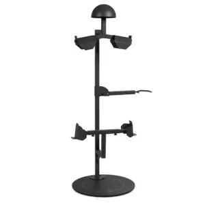 SAVIOR EQUIPMENT Helmet.Armor.Belt Stand Up Display Rack Obsidn Blk