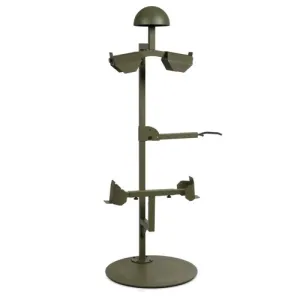 SAVIOR EQUIPMENT Helmet.Armor.Belt Stand Up Display Rack OD Green