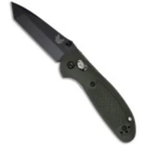 BENCHMADE Mini Griptillian 2.91" Tanto Coated Plain Edge