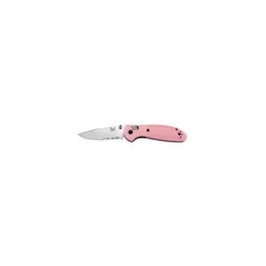 BENCHMADE Mini Griptillian 2.91" Drop Point Satin Serrated