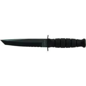 KA-BAR Short Ka-Bar Tanto-Black-Serr Edge