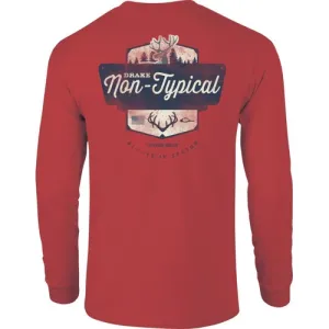 DRAKE Muley Tee Long Sleeve Shirt Crimson