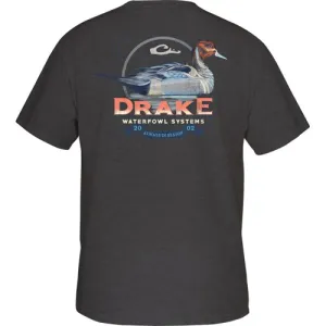 DRAKE Southern Collection Pintail T S/S Charcoal Heather