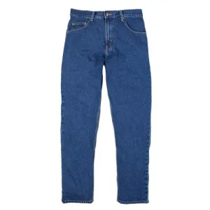 BERNE WORKWEAR Classic Mens 5-Pocket Jean Stone Wash Dark Plus