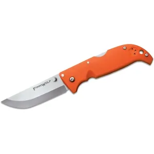 COLD STEEL Finn Wolf Folding Knife 3.5" AUS-8 Blade - Blaze Orange Griv-Ex Handles