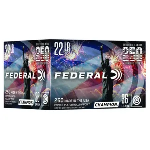 FEDERAL AMMO 250 Anniversary 22LR 36gr CPHP 250rd