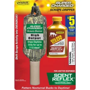 WILDLIFE RESEARCH S C Scrape Dripper4 oz Golden Scrape Scent Reflex
