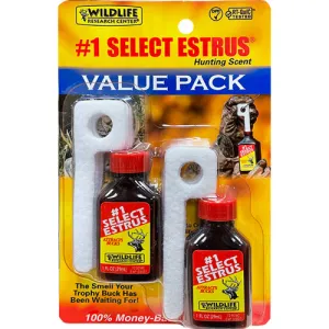 WILDLIFE RESEARCH #1 Select Estrus Combo 2 - 1 oz Bottles 2-Pack