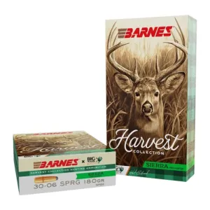 BARNES AMMO 30-06 Sprg 180Gr Sierra Pro-Hunter RN 20rd