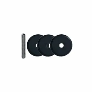 DEAD CENTER 3pk of 1oz. Weights w/ threaded rod-Black