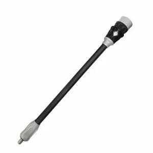 CONQUEST ARCHERY 3K Carbon Weave Stabilizer Stone Grey 10"